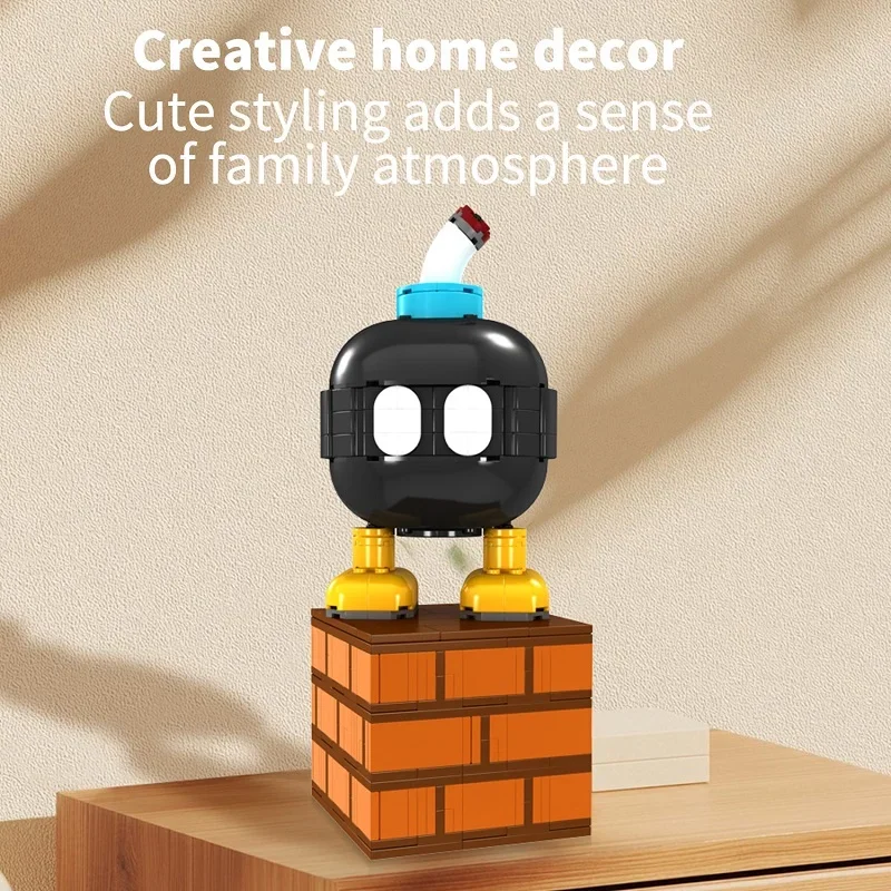 لتقوم بها بنفسك قوالب بناء الإبداعية نماذج الكرتون نبات البيرانا النار زهرة ستار Bomberman MOC العودة إلى المدرسة طقم هدايا هدية الكريسماس
