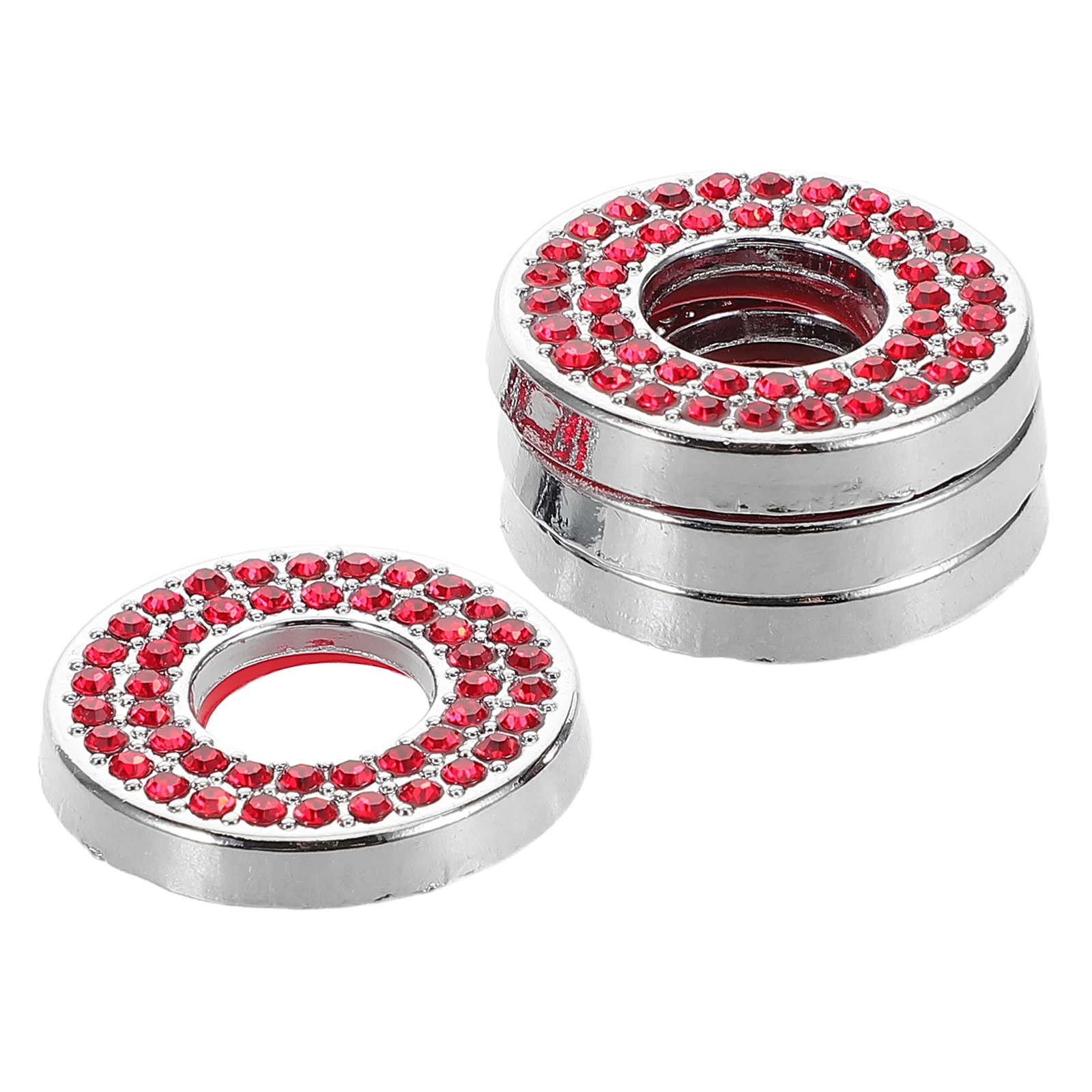 

4 pcs Car Lock Covers Bling Rhinestones Zinc Alloy Interior Door Panel Cover Compatible With Mercedes C Latch