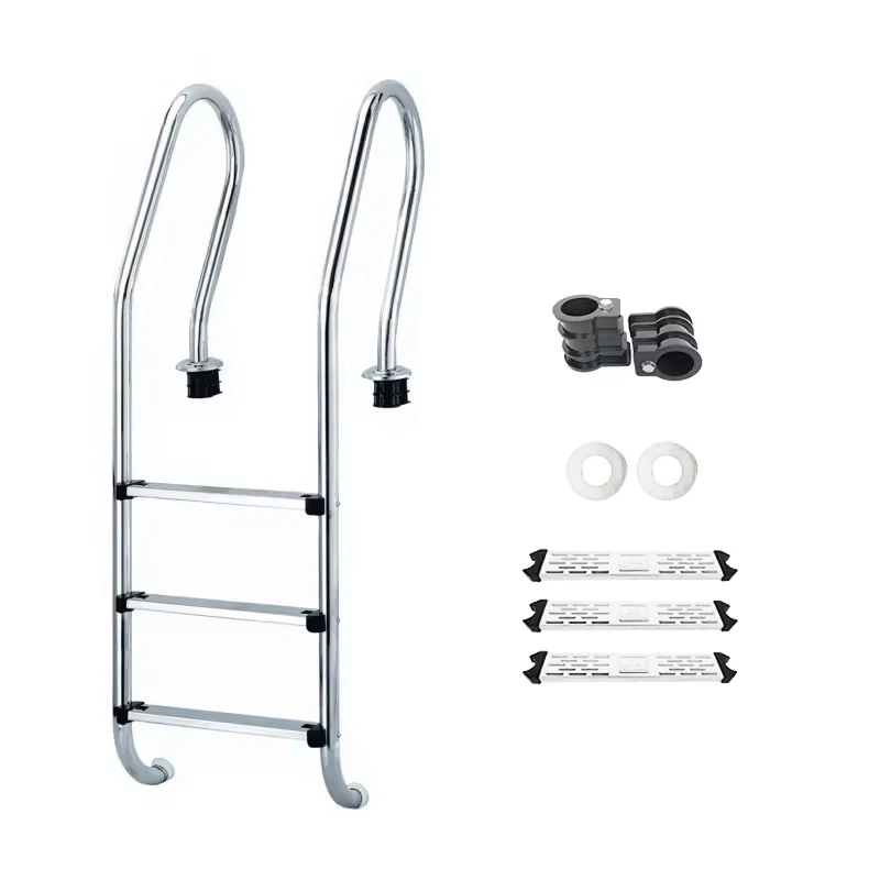 2026 Heavy Duty 304 Stainless Steel Pool Ladder With Corrosion Resistance & Wide Steps For Various Types Of Swimming Poolspromot