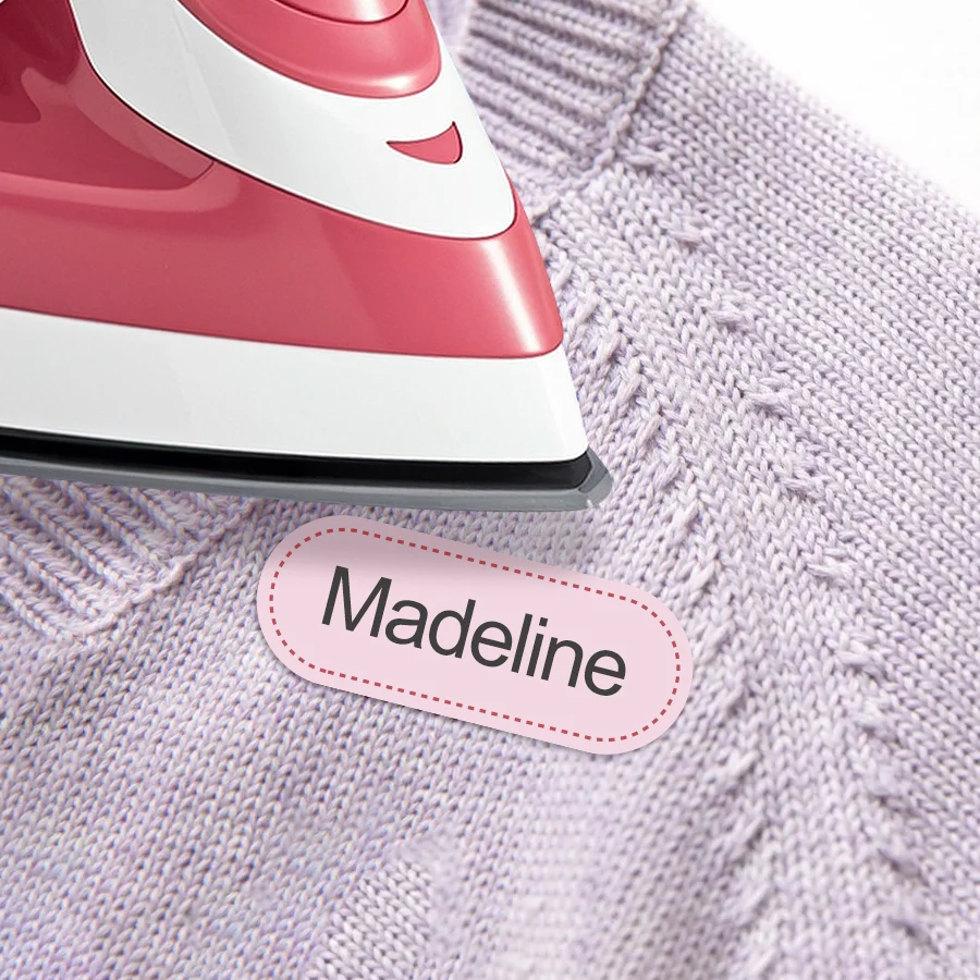 تخصيص علامات أسماء الأطفال للوازم المدرسية - ملصقات مقاومة للماء ومخيطة للزي الرسمي وحقائب الظهر والملابس والمتينة #5