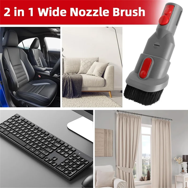 

Для Dyson V7 V8 V10 V11, набор аксессуаров, насадки-щетки, универсальное решение для домашней предсказания и интерьера автомобиля