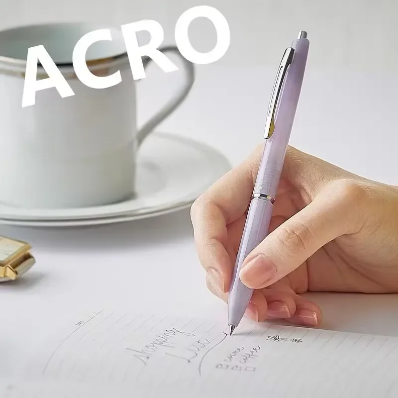 1pcs Pilot Ballpoint Pen  Black Ink 0.3/0.5/0.7mm Acro 300/1000 Press Resin Metal Rod Signature Pen Japanese Stationery