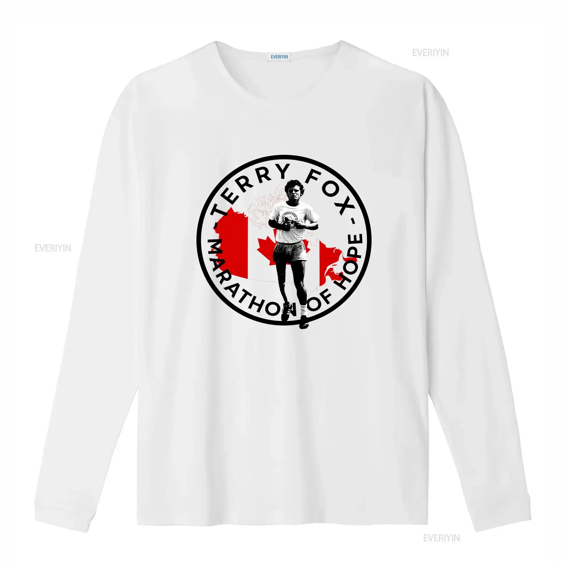 Terry Fox Marathon Of Hope T shirt Run Vintage  vintage Washed Versatile Casual Slightly Stylish fashion Stretched streetwear