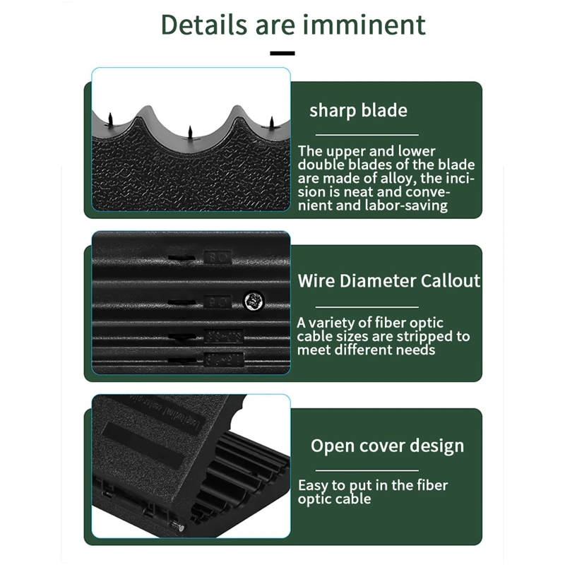 ABXF-AUA-09 光ファイバー縦方向バンドルチューブストリッパースリッターシングルコア/リボン型ケーブルセンターパイプストリッピングツール