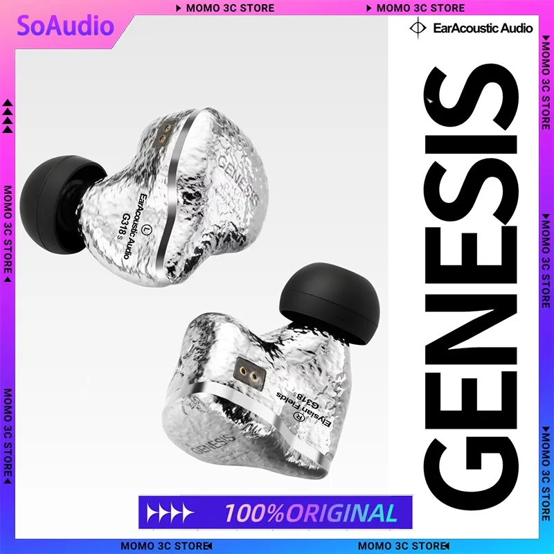 

GENESIS G318/G318S Проводные наушники-вкладыши HIFI Титановые динамические наушники из алюминиевого сплава 200-20 кГц 4,4 мм 112 дБ