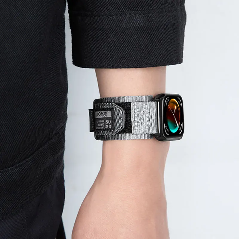 حزام حلقة من النايلون التكتيكي لساعة Huawei Watch Fit 4 3 سوار Correa Sport Watchband لساعة Huawei Watch Fit 4 Pro البديلة