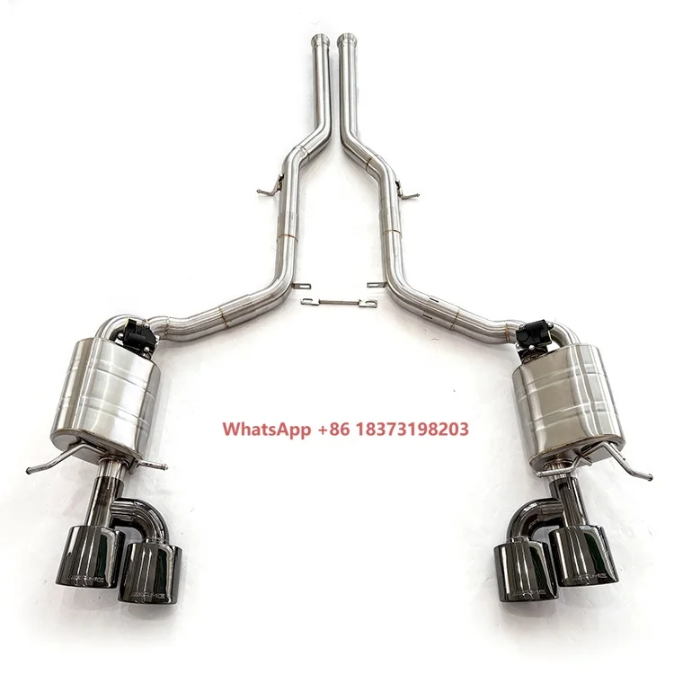 

For Mercedes C63 AMG W204 6.2l 2011-2015 Tuned Exhaust System High Performance Catback Exhaust Pipe Electronic Valve Muffler