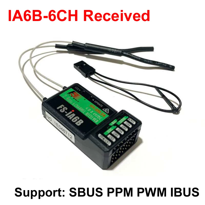 Оригинальный Flysky FS-i6/I6X/I6S I6 2,4G 6ch/10CH RC МОДЕЛЬ 1/2 Контроллер передатчика FS-iA6/FS-iA6B/IA10B Приемник для DIY Drone