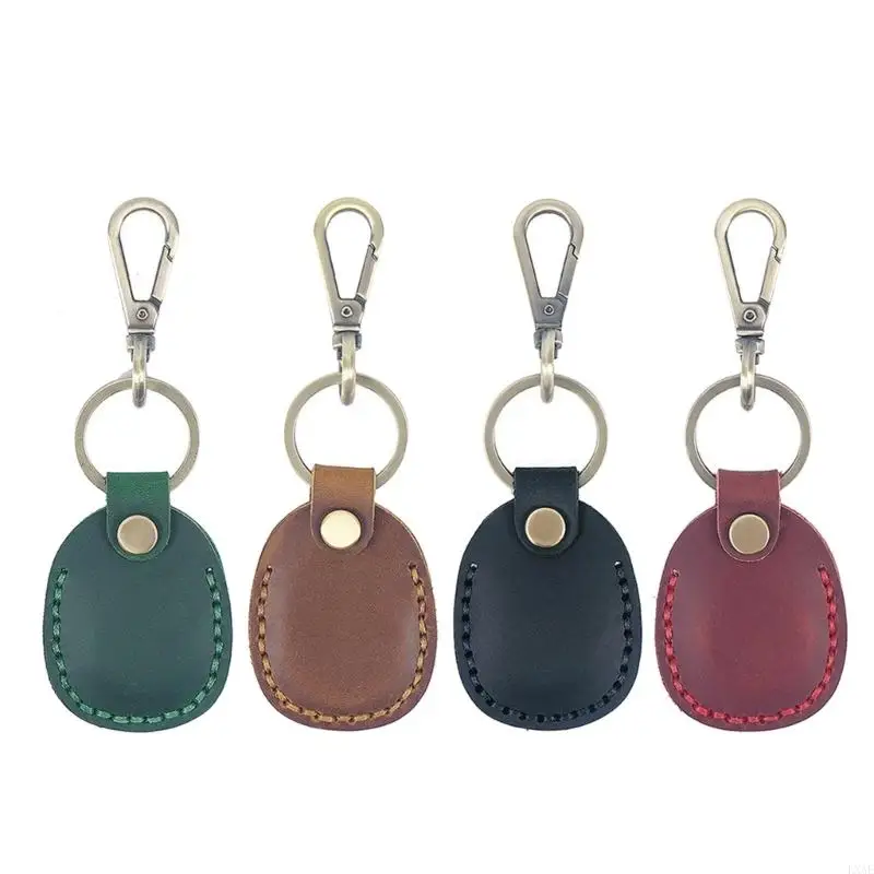 LXAE Sturdy PU Leather Keychain Pouches for Multiple Access Cards In Elegant Color