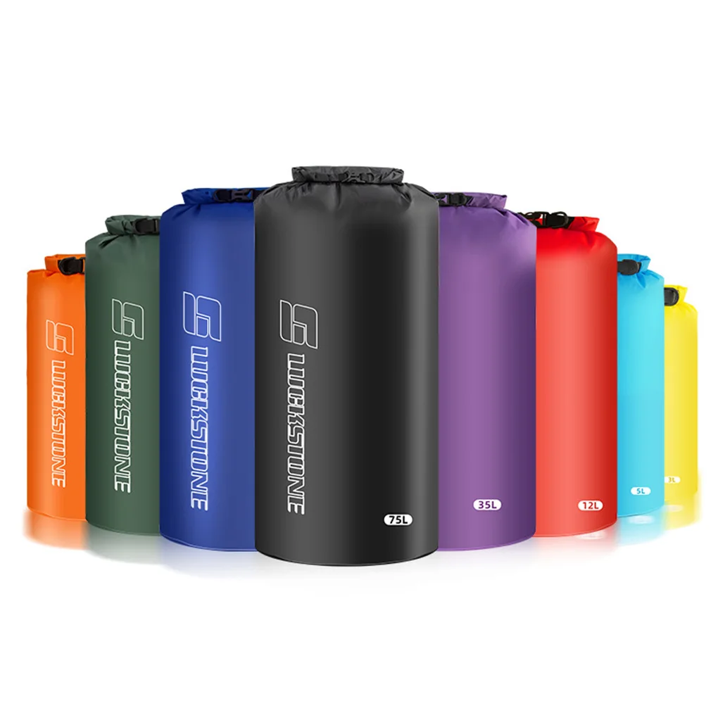 في الهواء الطلق مقاوم للماء حقيبة جافة خفيفة فصل المياه الجافة والعتاد كيس التخزين للسباحة القوارب التجديف التجديف 25/35/75L #1
