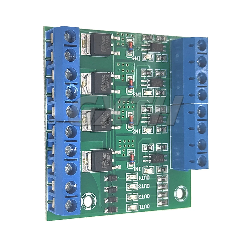 4 Channel Pulse Trigger Switch Controller Board MOSFET Amplifier Circuit Board PWM Drive Module Optocoupler Isolation