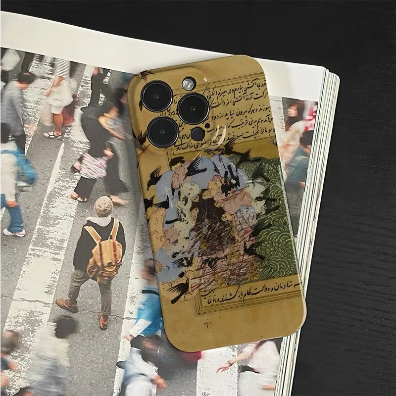 حافظة لهاتف آيفون 17 16 ProMax 15 14 Plus 13 12 MINI 11 PRO 16Plus XR XS MAX غطاء هاتف أكريليك