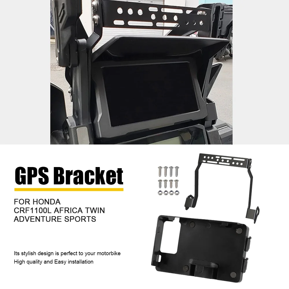 For HONDA CRF1100L Africa Twin Adventure Sports Motorcycle Accessories GPS Smartphone USB Adapt Phone Navigation Bracket Holder