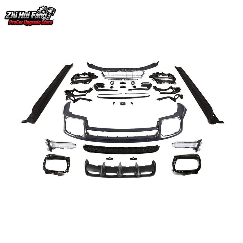 

Suitable for 21-23 Panamera 971.2 Upgrade GTS Surround Daytime Running Lights Long Axle Side Skirts PP Blade Decorative Panel