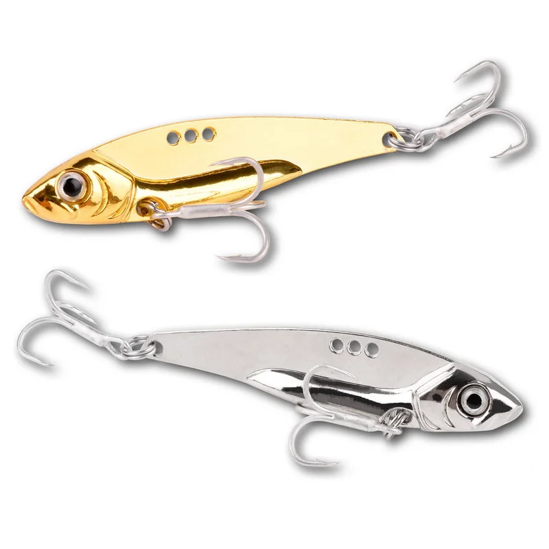 Metal Vib Blade Lure 7/10/12/14/18g Sinking Vibration Baits Vibe for Bass Pike Fishing Lures Silver Gold