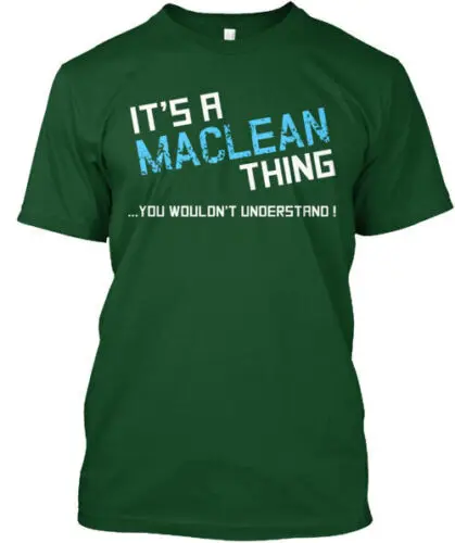 Maclean Thing T-Shirt Made in the USA Size S to 5XL