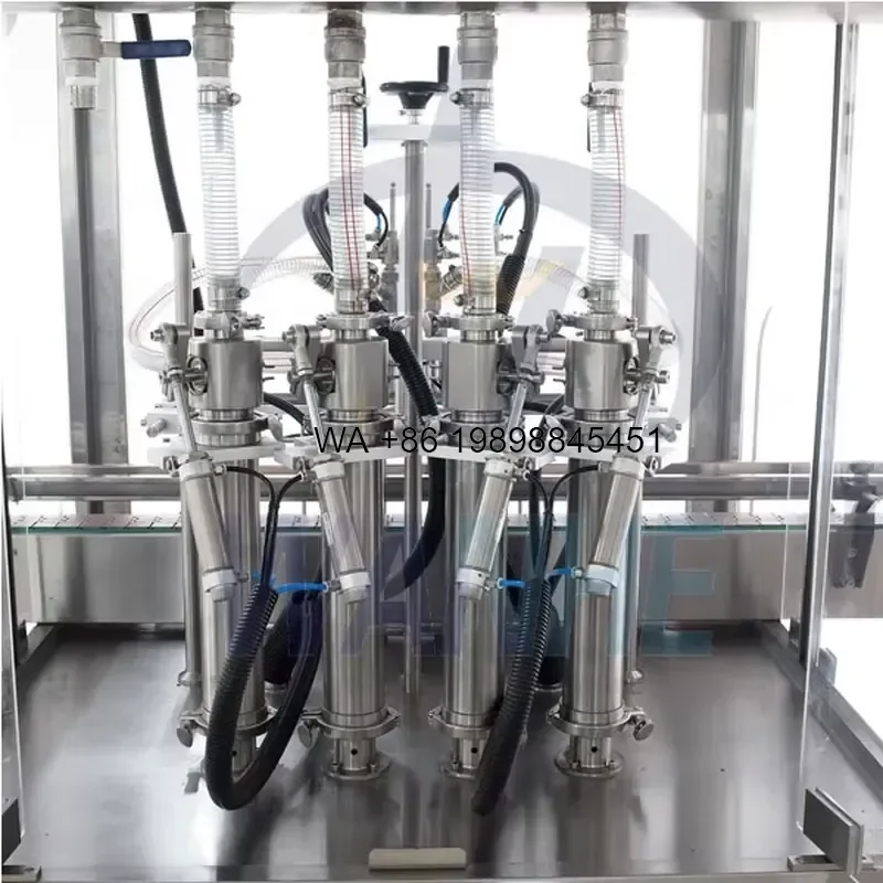 Wmwmnu for Automatic Stainless Steel Liquid Bottle Filling for Cream Shampoo Cosmetic Paste Sauce Honey