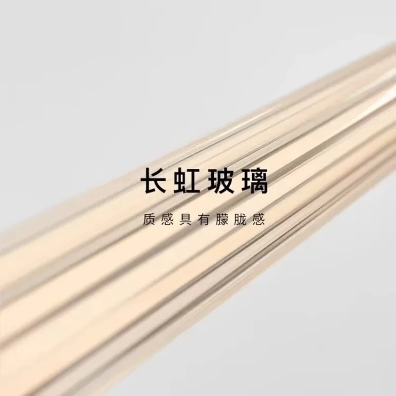 

Итальянская простая стеклянная линейная люстра: современный креативный светильник для гостиной и столовой