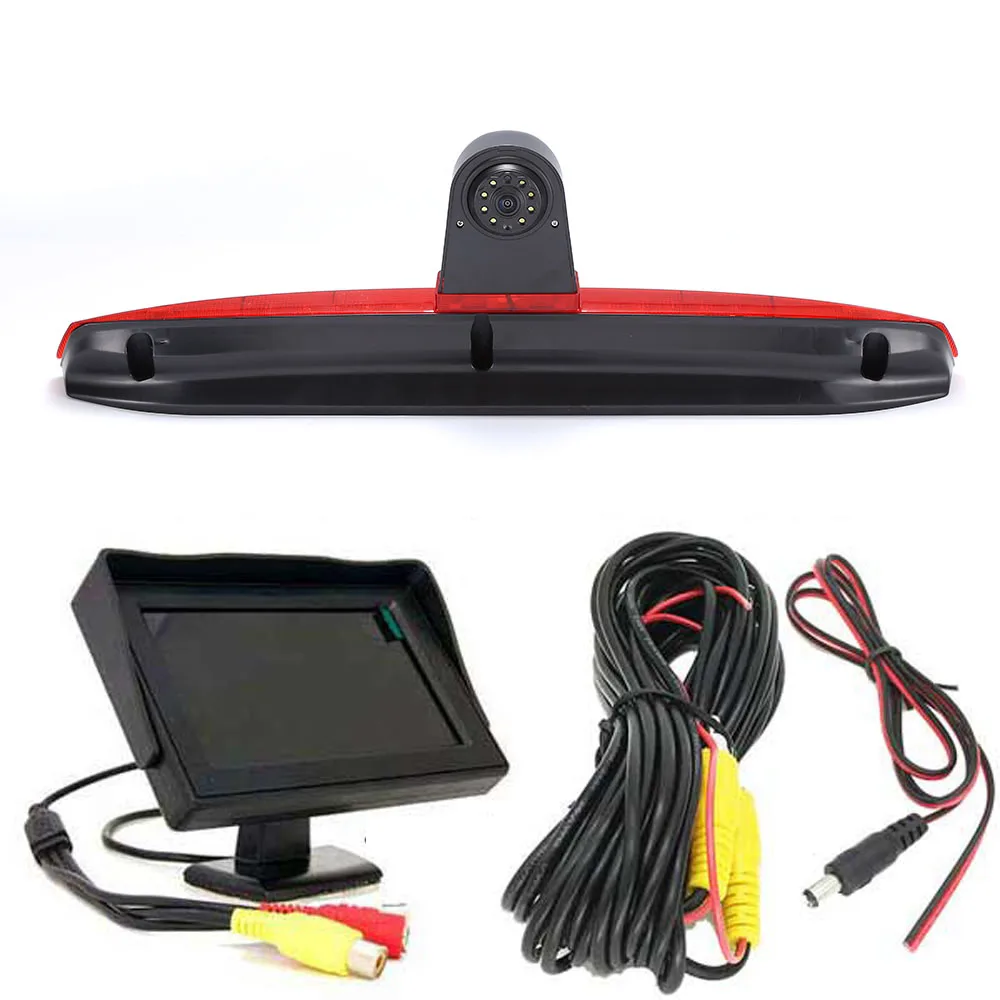 

Navinio CCD Chip car reversing camera+4.3"Monitor for Mercedes Benz Vito 639 2019 W447 109 111 114 2 two double door Brake Light