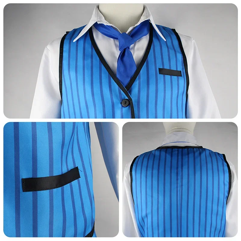 Agustin Madrigal Costume Cosplay Movie Encanto uomini adulti t-shirt pantaloni gilet set Halloween Carnival Party Clothes for Men