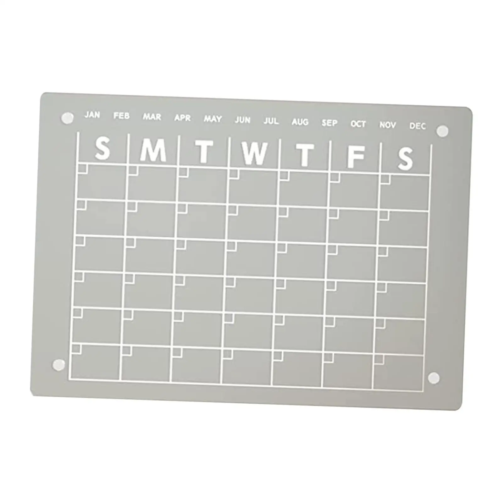 Monthly Calendar Planner Fridge Magnets Daily Schedule Planner for Tasks