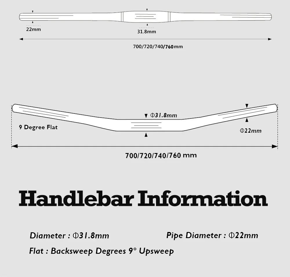 متوافق مع الدراجة الجبلية SYNC ROS 31.8 مم خفيفة للغاية ومقبض من ألياف الكربون بالكامل، مناسبة للدراجات الجبلية، BMX، اليد العلوية #2