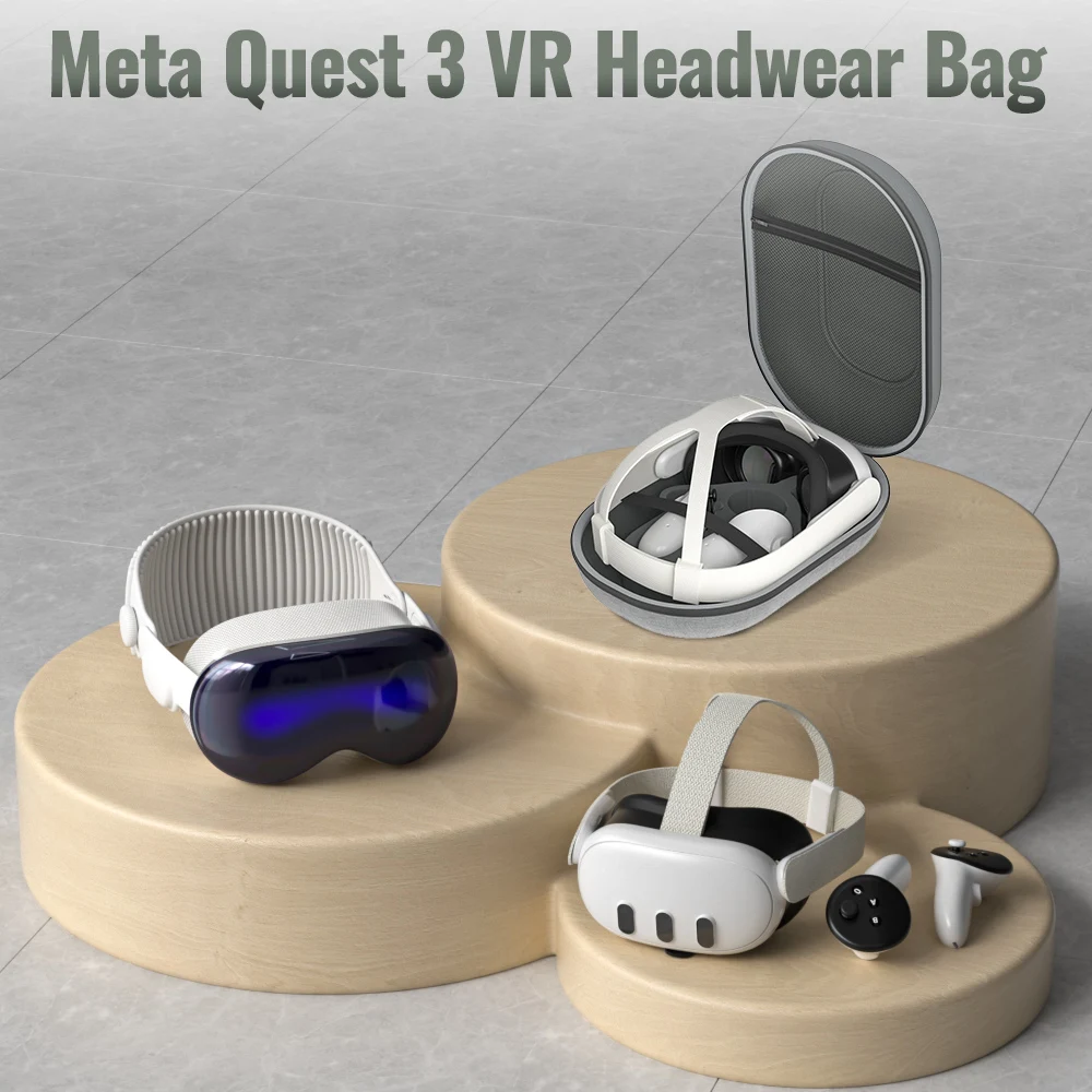 For Vision Pro/Meta Quest 3 portable storage bag Quest 3 portable EVA protective bag