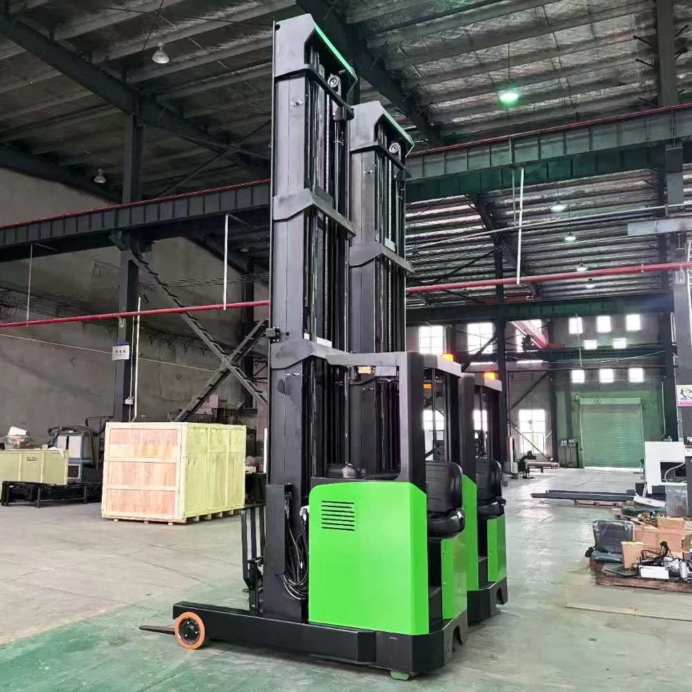 2.5 Ton Electric Stacker Adjustable Mast Reach Truck for High-Density Racking Systems