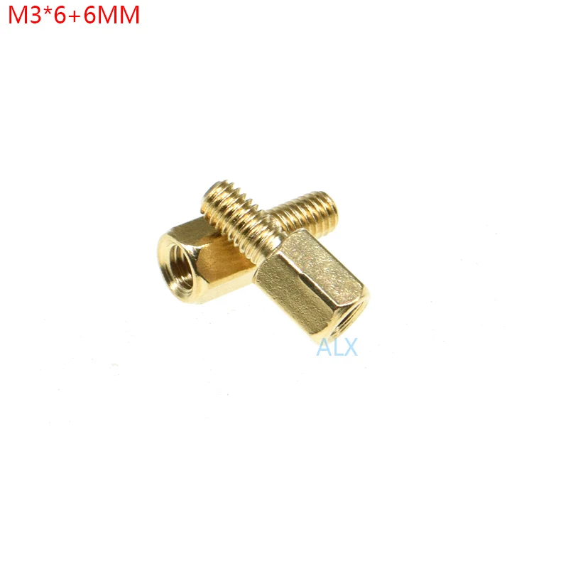 30PCS M3*6+6MM Hex … - image