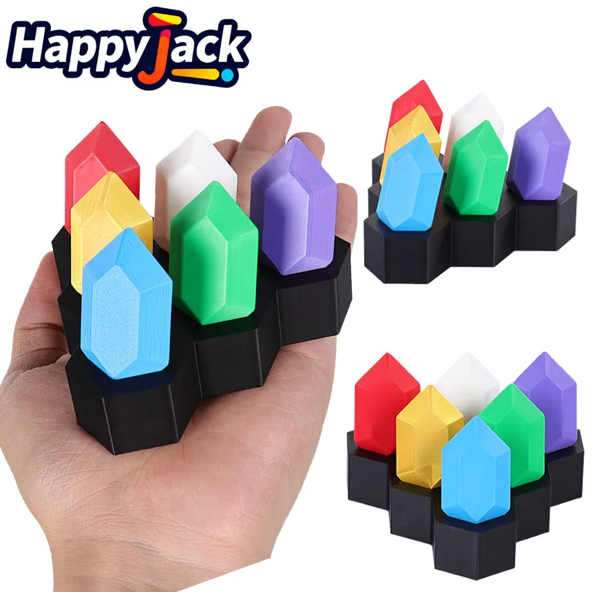 

Link Cosplay Rupy Prop Anime Game Roleplay Corlorful Hexagon Ornament Halloween Carnival Disguise Costume Accessories Props
