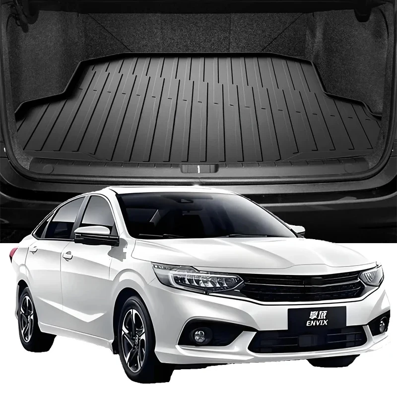 Upgrade TPE Car Rear Trunk Mats Storage Pads Cargo Tray Dustproof Waterproof Protecion Cushion For Honda ENVIX 2019-2024