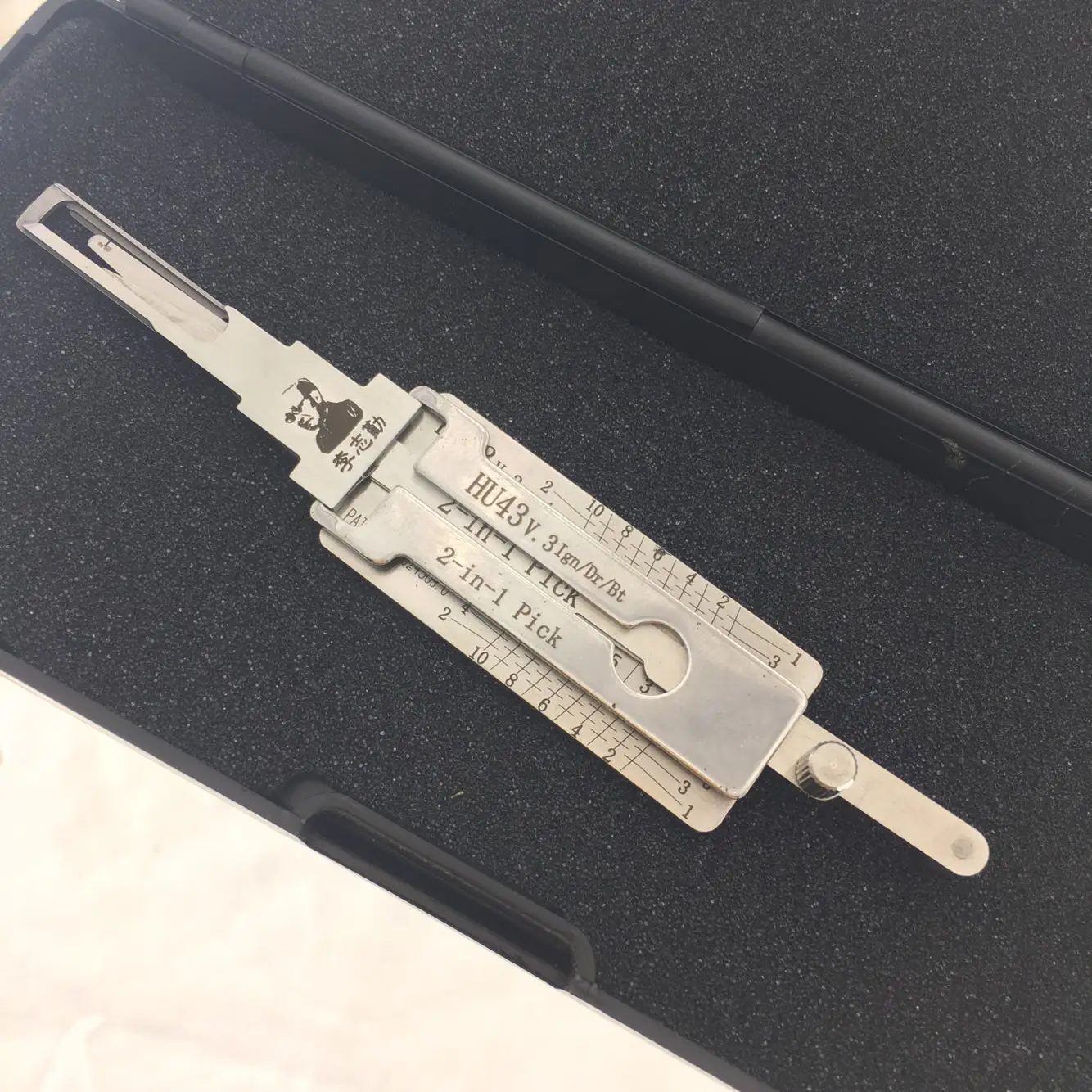 

Оригинальный Lishi 2 в 1 HU43 V.3 HU 43, зажигание Lishi Ganzu 2-в-1, автоматический декодер и набор отмычек, восьмиметровый инструмент, автомобиль