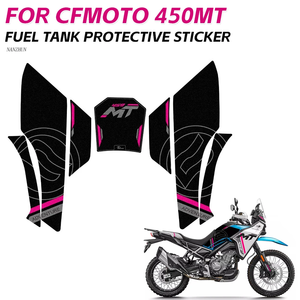 

For CFMOTO 450MT 450 MT IBEX 450 Frosted Motorcycle Accessories Sticker Decal Kit Fuel Tank Pad Protector Anti Slip 450MT