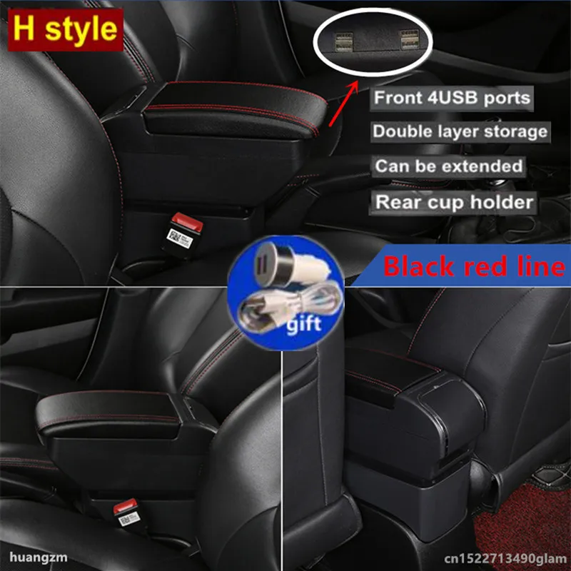Für Hyundai Accent Armlehnenbox für Hyundai Accent Verna Auto-Armlehnenbox Mittelkonsole Aufbewahrungsbox Spezielles Nachrüst-Zubehör – Detail 21
