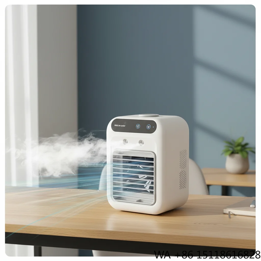 Instant Cooling Comfort Portable Water Air-Conditioning Fan Mini Air Conditioner Fan for Bedroom Office Travel