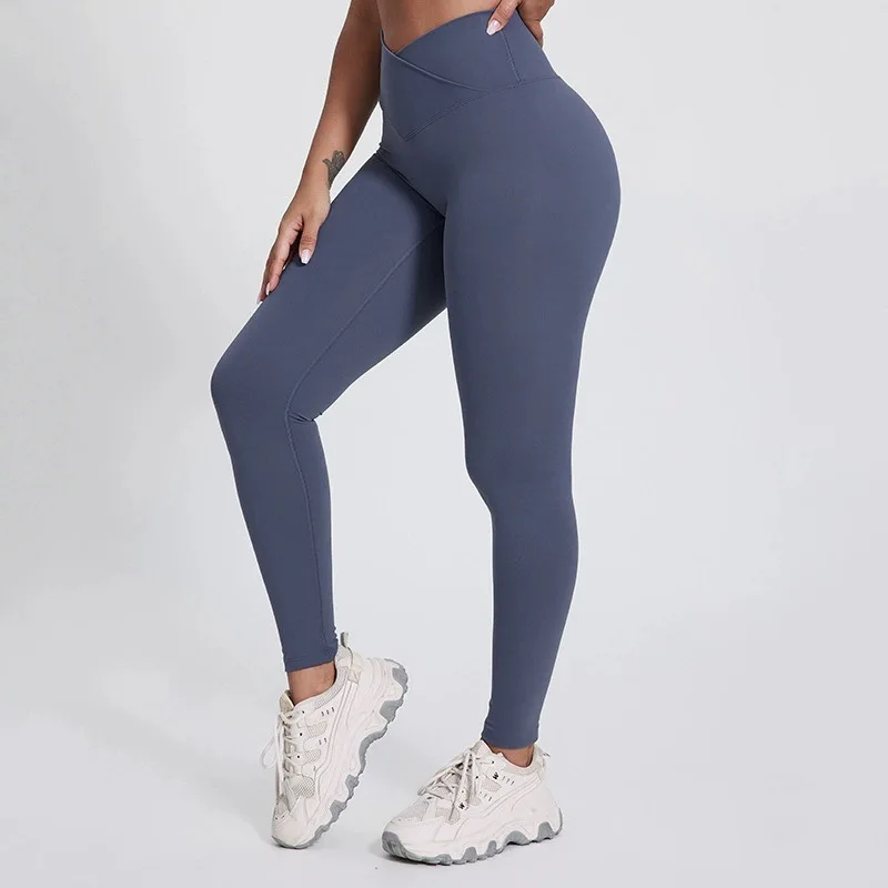 

Women Sport Fitness Leggings High Waist Tights Elastic Yoga Pants Quick Dry Breathable Running Training Gym Workout Leggings