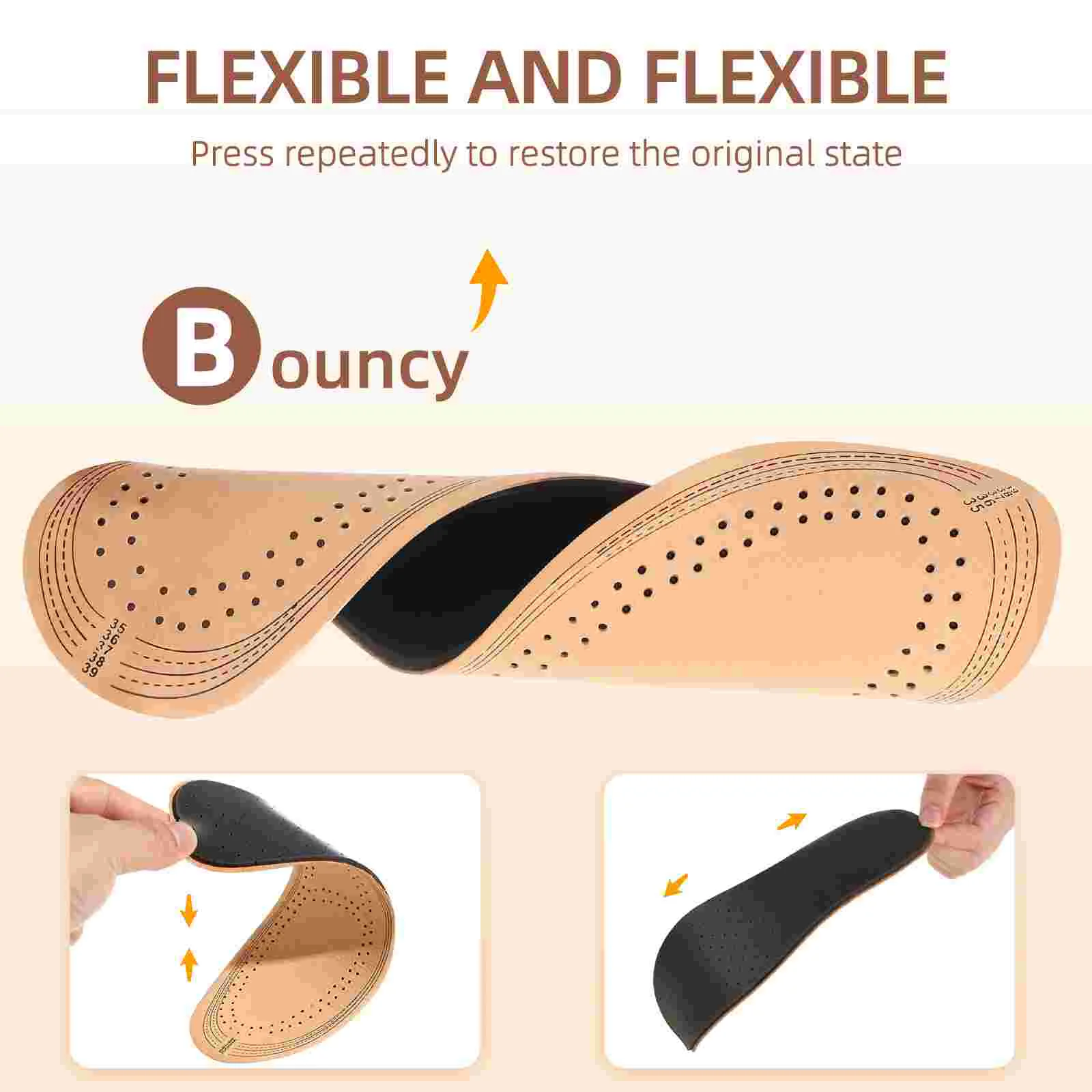 Feet Insoles Shoe Grip Pad for Men Air Humidifier Damping Inserts Ultra Thin Men's Purifier