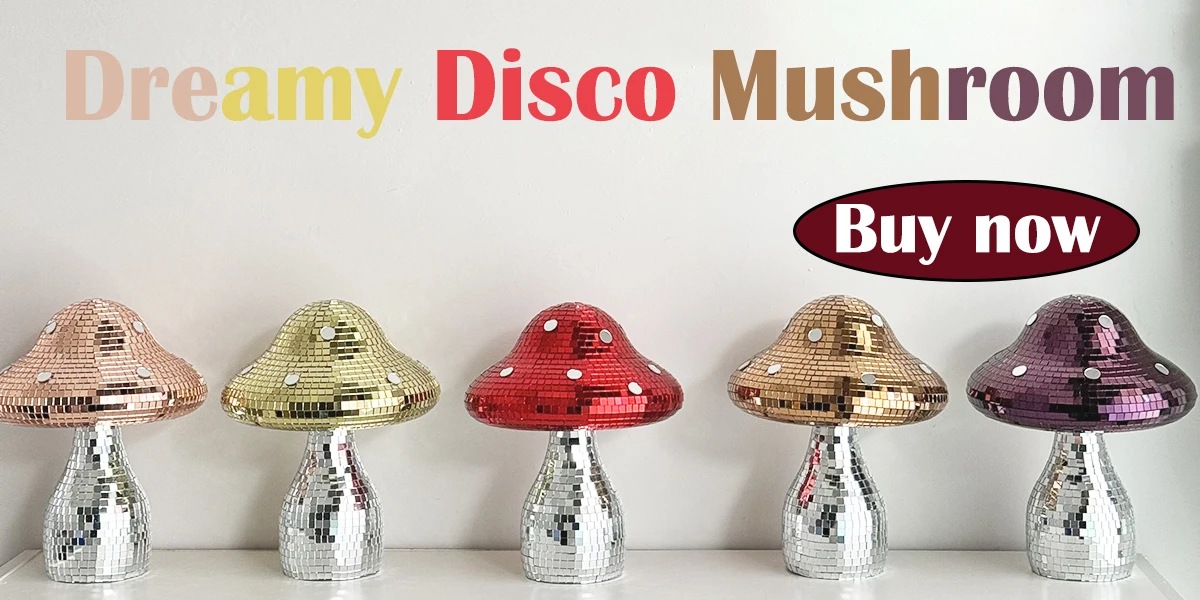 Melted Disco Ball Modern Home Decor Handmade Mirror Ball Aesthetic Room Decor Melting Disco Ball Bling Funky Room Decor