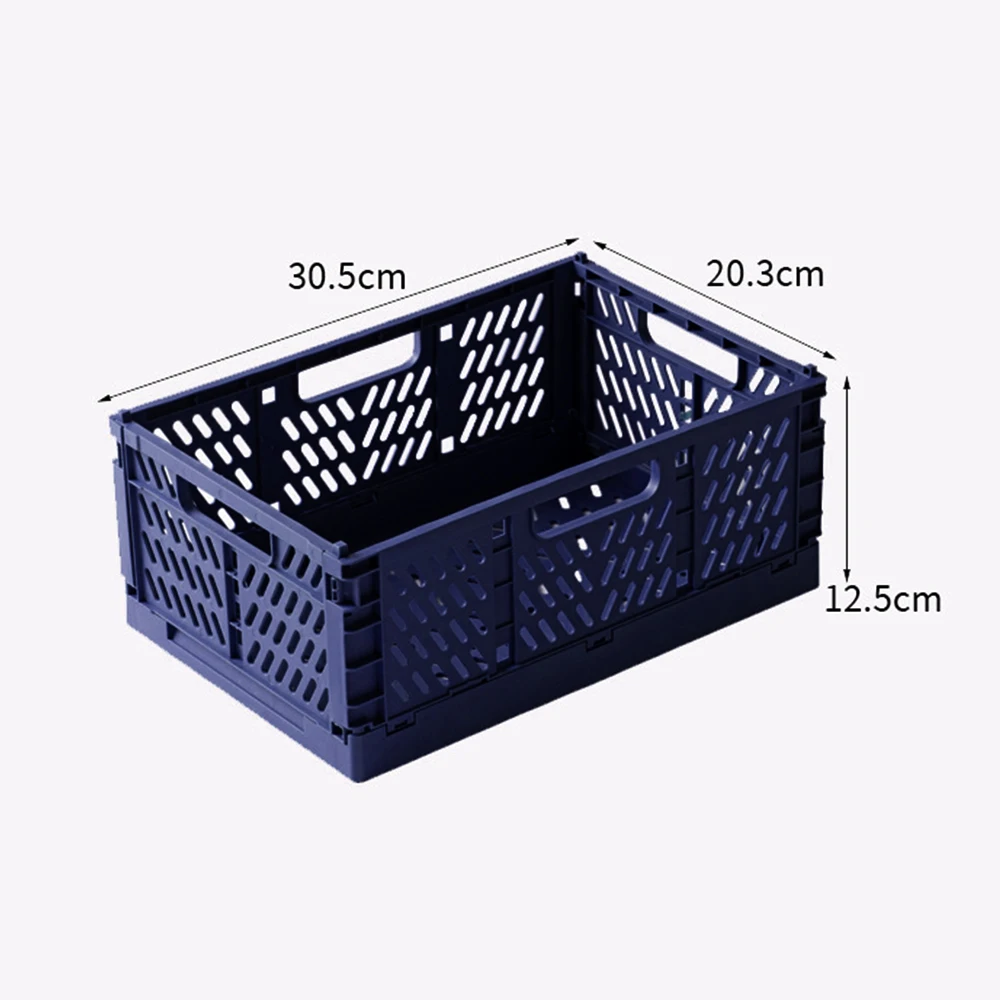 تنظيم سلات التخزين حالة قابلة للطي سطح المكتب طالب سلة الشريط القرطاسية البلاستيك صندوق تخزين الحاويات القابلة للطي