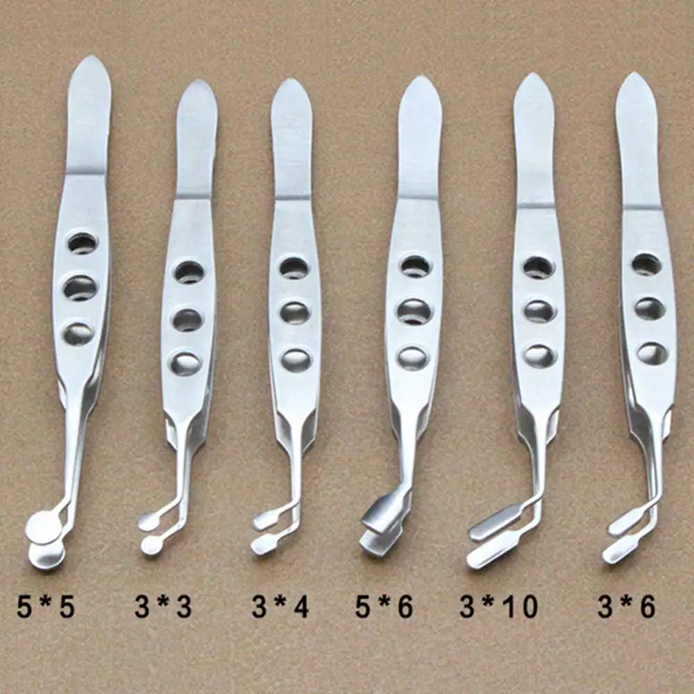Meibomian Gland Expressor Forceps Health Eyelid Tweezers Stainless Steel Meibomian Gland Expression Tool Tweezers Clip
