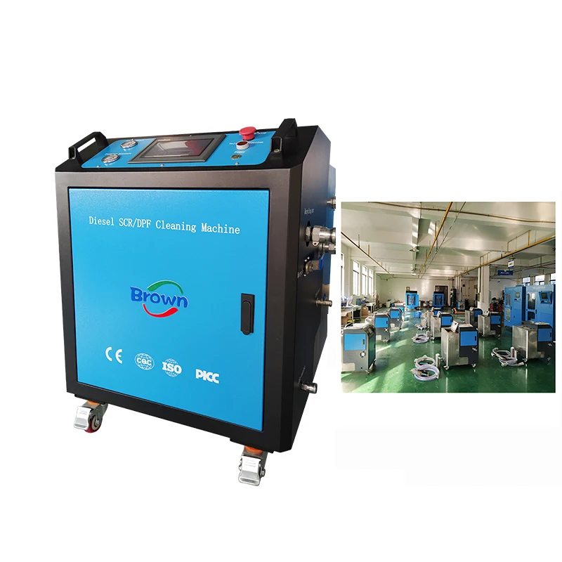 Particulate Filter Cleaner Machine Brown Dpf Cleaning Equipment Made of Metal