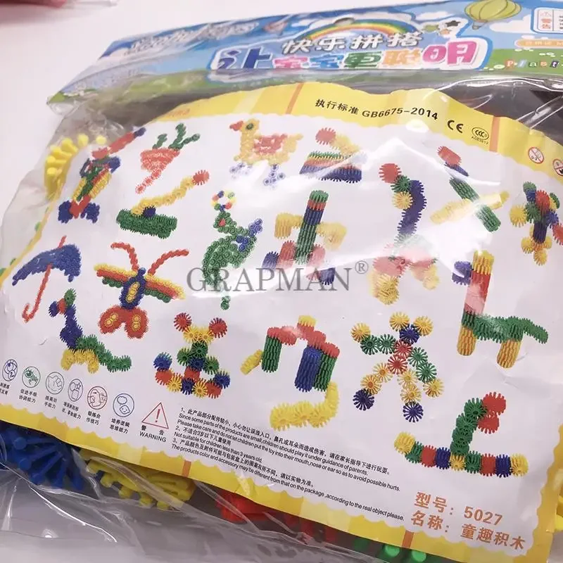 كتل تروس للأطفال من سن 3 إلى 7 سنوات ألعاب مكتبية لرياض الأطفال 350 جرام/الحزمة