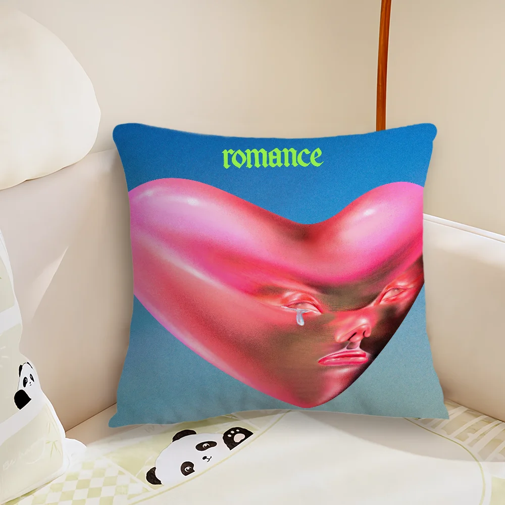 Band F-Fontaines D.C. Romance Pillow Case Living Room Sofa Cushion Cover Suitable For Home Bedroom Room Decoration