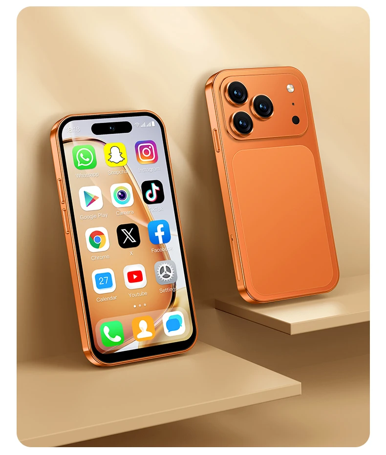 2026 New ONEMYTH Orange A18 Pro&A19 Pro, 3.99″/4.5″, 2000mAh Battery, 4G Network Dual SIM Cards, mini Smartphone
