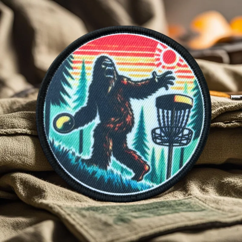 Sasquatch Morale Tactical Patch Gorilla Printing Hook&Loop Emblem Military Badge Combat Armband Backpack Stickers