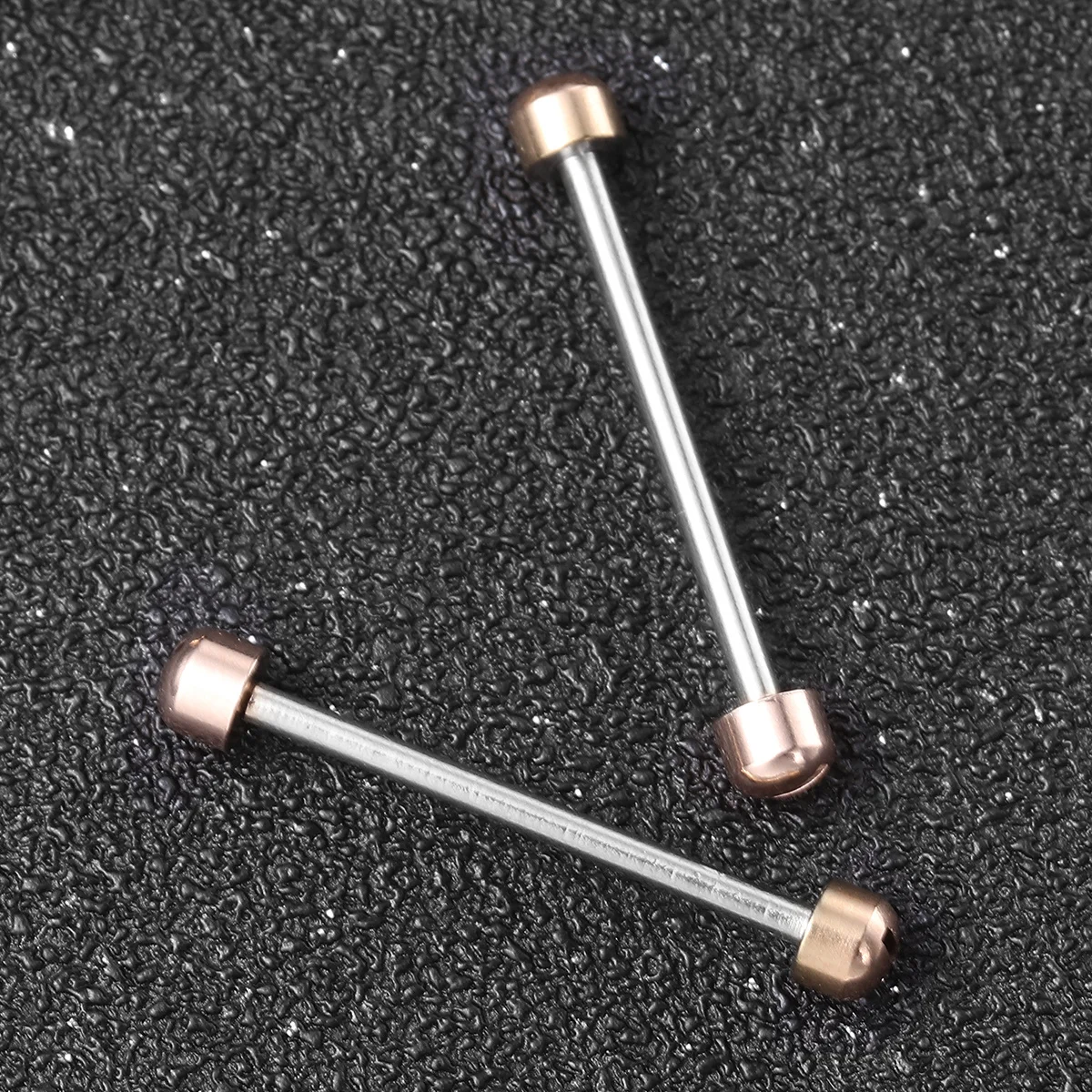 

2Pcs Watch Tube Link Rod Precision Engineering for Watch Clasp Repair Tools Easy Install Connect Rod 20Mm Id Rose Gold Color