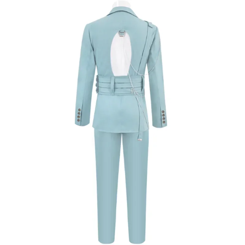 Nuovo Anime Alien Stage Luka R7 Cosplay Costume adulto unisex Cantante Uniforme Cappotto Pantaloni Set completo Accessori Abiti Abiti di carnevale