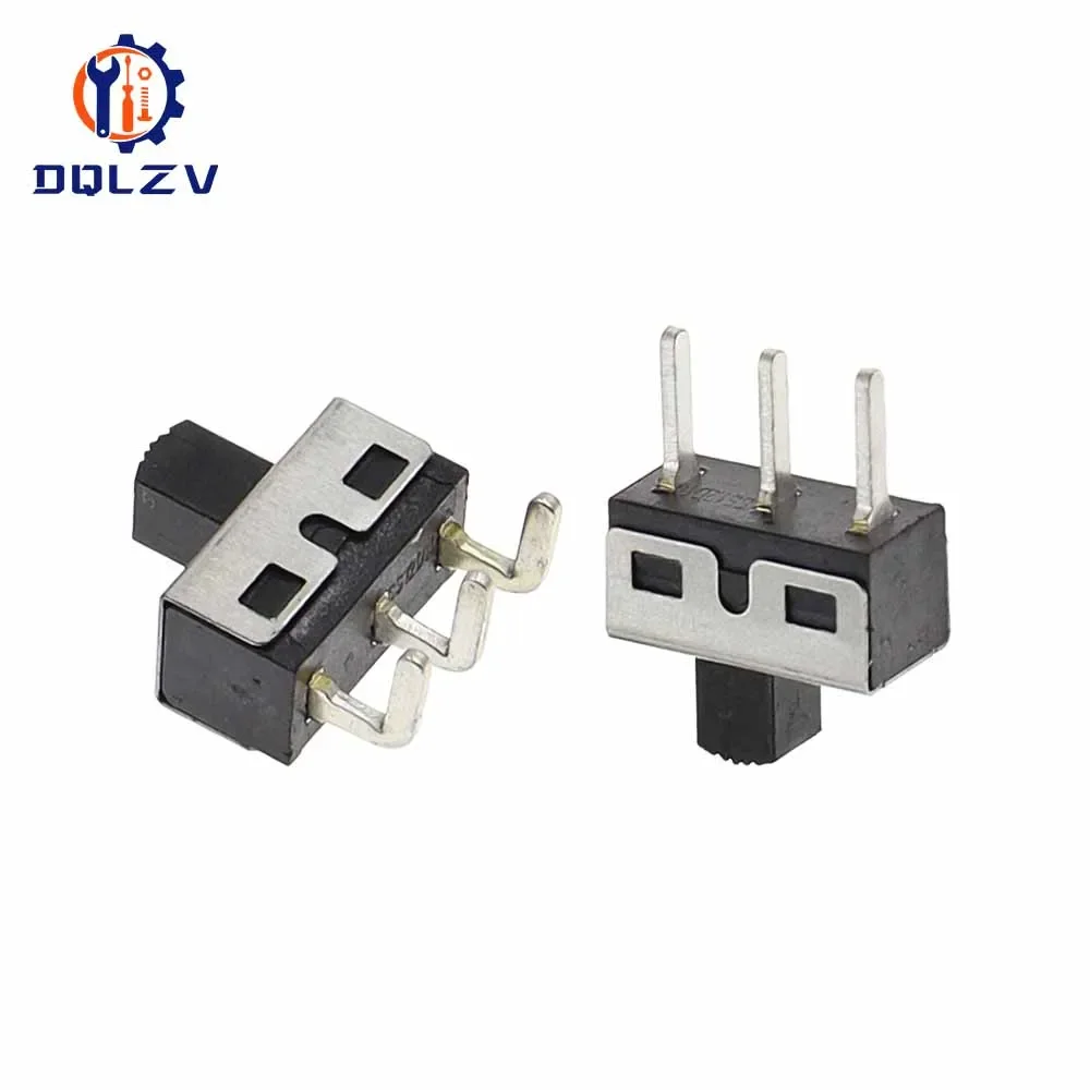 SS12D10 SS12D06 Toggle Switch Straight / Right Angle 3 Pin 1P2T Handle High Slide Toggle Switches