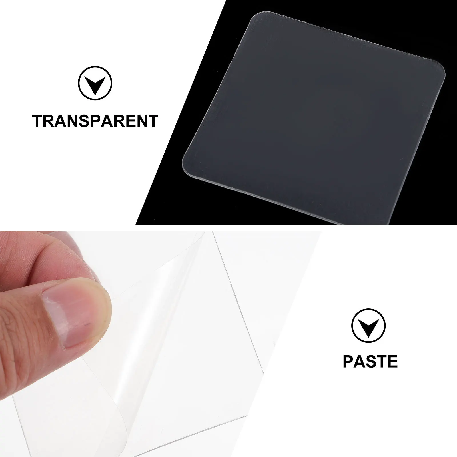 

15pcs Anti-Slip Sticker Transparent Double Sided Adhesive Pad For Floor Mats Carpets Non-Marking Tape Washable Home