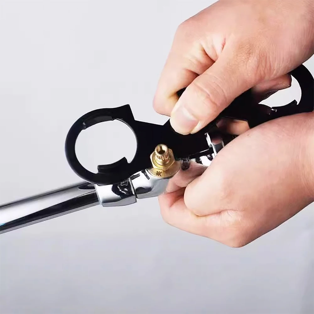 

Household Bathroom Shower Faucet Wrench Hose Nut for Valve Bubblers Wrench Faucet Install Hand Tools Repair Accessories